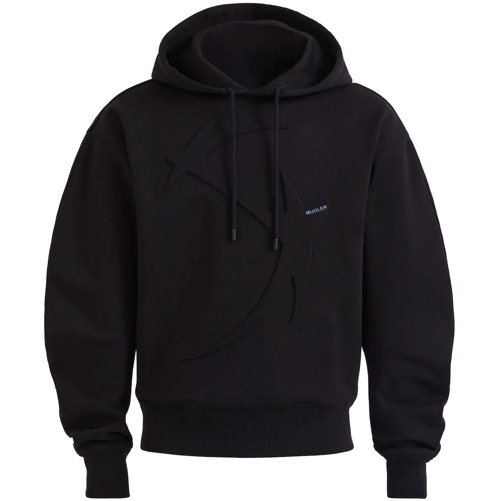 Mugler x HM Black Hoodie, Size Small